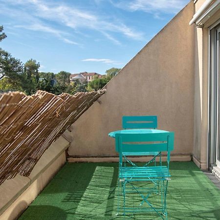 Studio Terrasse Montpellier - Parking Prive - Proche Ligne 1 Zewnętrze zdjęcie